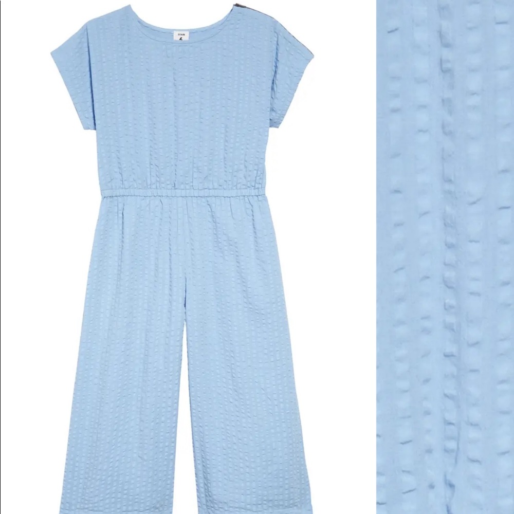 STEM | Textured shoulder zip jumpsuit